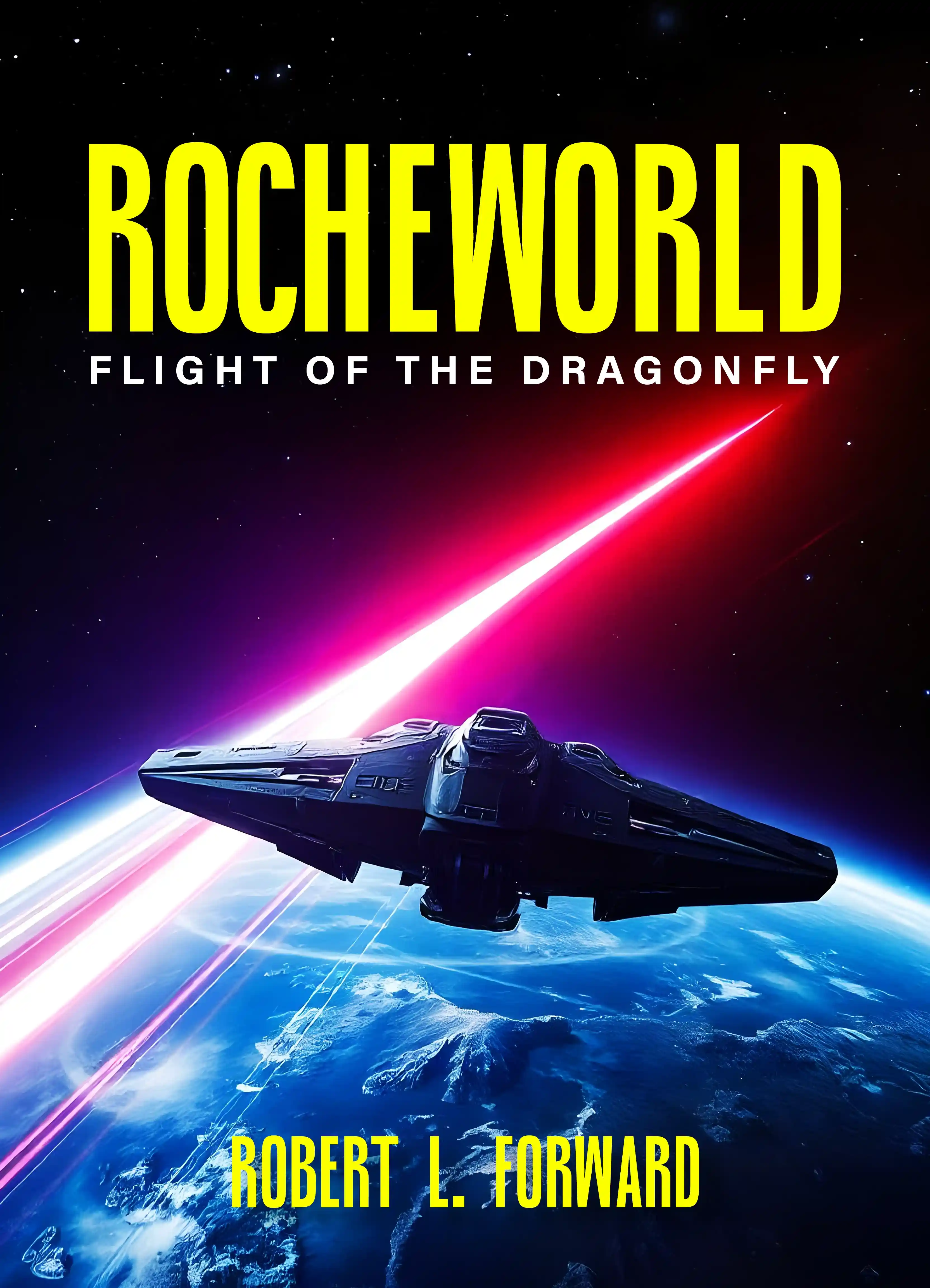 Rocheworld: Flight of the Dragonfly, Action cover