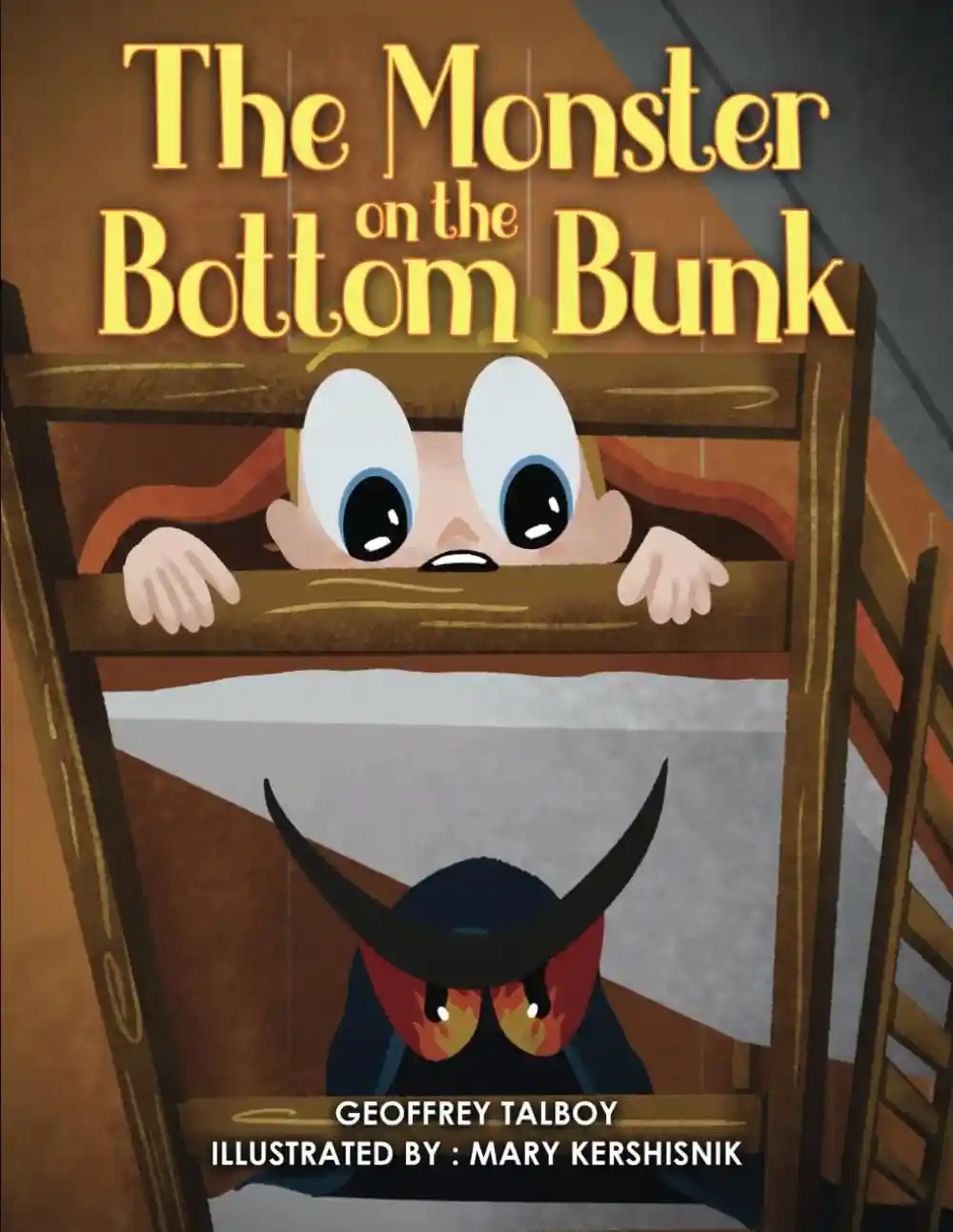 The Monster on the Bottom Bunk, Children's cover