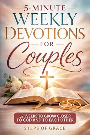 5-Minute Weekly Devotions for Couples, Christian cover