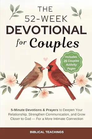The 52-Week Devotional for Couples, Christian cover